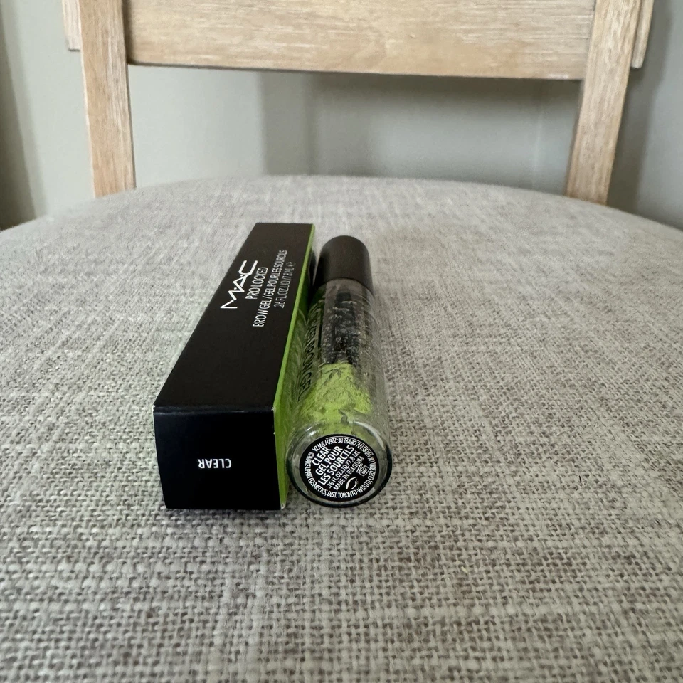 MAC Pro Locked Brow Gel Clear .26 oz 7.8 ml Full Size NIB - Image 2 of 2