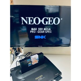 NEO GEO AES Console SNK with box dedicated controller, adapter, warranty card