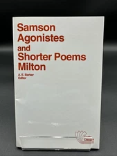 Samson Agonistes and Shorter Poems by John Milton (1950, Perfect)