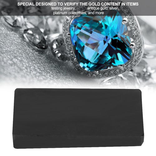 Professional Jewelry Gold Testing Touchstone Gold Detecting Stone Jewelry Ac HPT - Picture 1 of 11