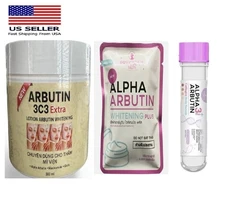 Combo Alpha Arbutin Body Serum 50ml + A.A Whitening Plus + 3C3 Lotion Original
