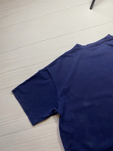 Vintage Rare Stussy Number 1 Big Logo faded USA y2k t shirt Blue Colour XL Size - Bild 12 von 13