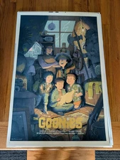 The Goonies silkscreen poster Matt Rockefeller not mondo
