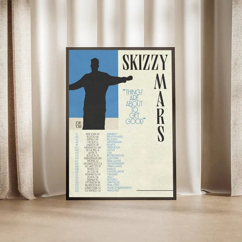 Skizzy Mars 2026 North American Tour Poster