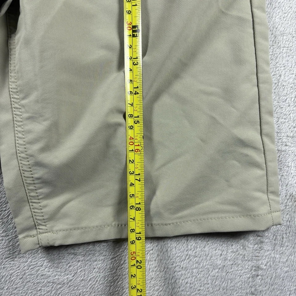 Hurley Boys Size 16 Beige 2-Way Stretch Dri Fit Black Textured Shorts NWT #3162 - Image 3 of 4