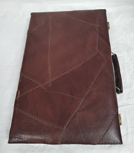 SAC Backgammon Set in Leather Case Complete - M15 - Picture 3 of 7