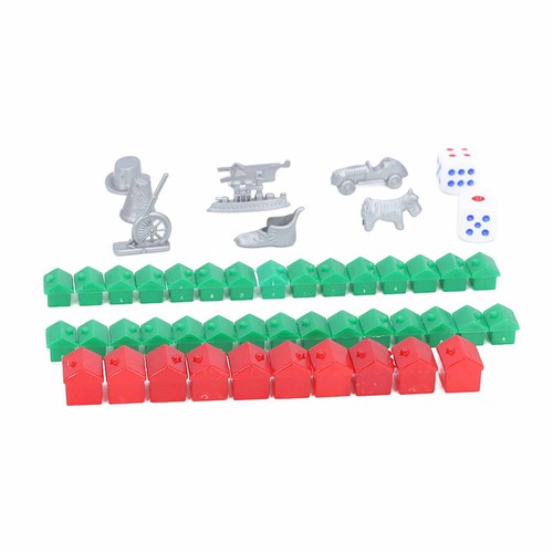 Hotel Game Replacement Pieces Plastic Houses Piece Supplement Accessories Bs - Picture 10 of 22