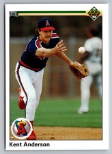 1990 Upper Deck Kent Anderson Los Angeles Angels #691