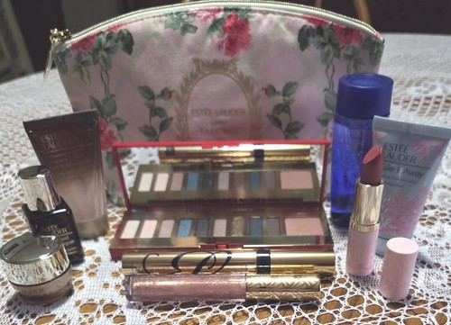 Estee Lauder~Nudes Cheek & Eye Palette~Advanced Skin Care Set☆ Great Gift