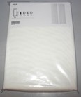 New IKEA Hilja Pair of Drapes 100% Polyester White Semi-Sheer 57 x 98