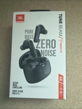JBL Tune Beam TWS Bluetooth Noise-cancelling Earbuds - Black