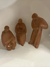 Grail Pottery Nativity Set - Trina Paulus Abbey Press Vintage Rare Christmas