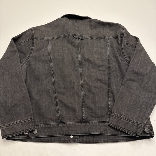 5.11 Tactical Women's Denim Jean Jacket Washed Black Size XL Button Front - Picture 5 of 12
