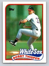 1989 Topps #762 Bobby Thigpen Chicago White Sox