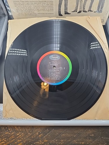 VERY RARE! THE BEATLES MEET THE BEATLES MONO NO Rights Society Text FIRST PRESS - 第 9/11 張圖片