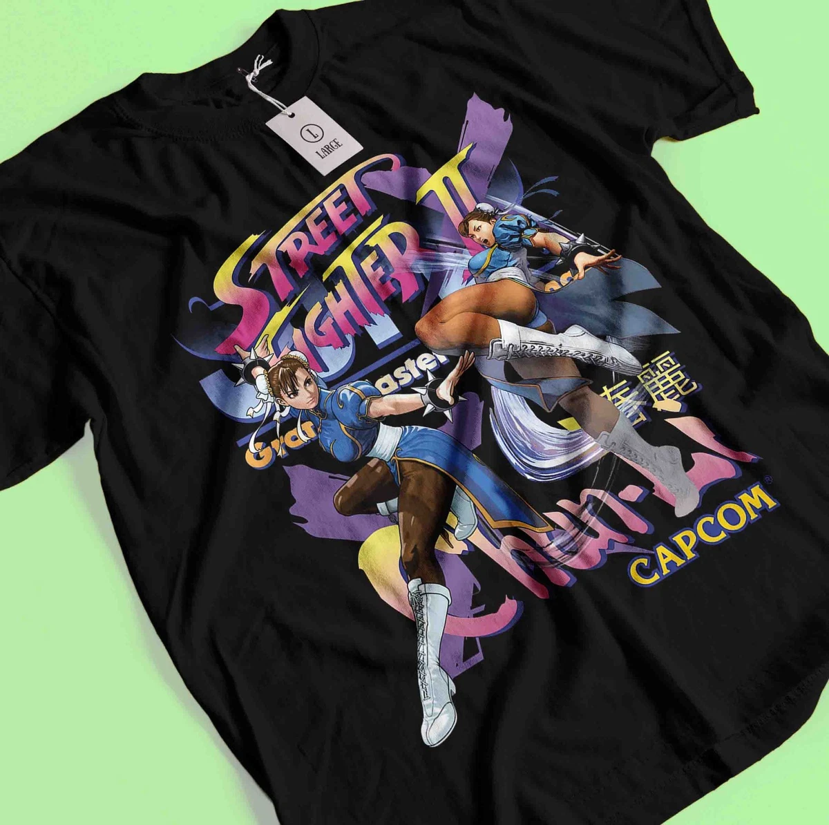 T-shirt Street Fighter Juri Han Chun Li - Anime Gaming - Taille S à 5XL Unisexe - Neuf Avec étiquette