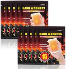 10 Pack Hand Warmers Disposable - Up to 15 Hours of Heat - Super Long Lasting Ai