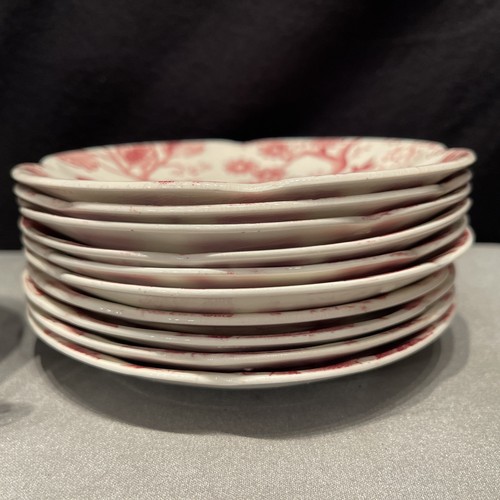 Set Of 11 English Chippendale Johnson Bros 5.5 inch Saucers - Picture 4 of 5