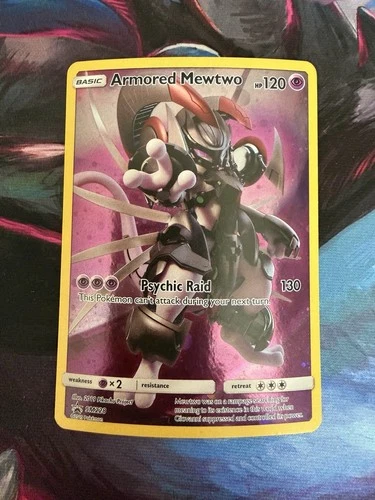 Pokémon TCG Armored Mewtwo SM228 Black Star Promo MP