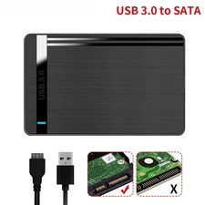 USB 3.0 3TB SATA SSD External Hard Drive Portable Desktop Mobile Hard Disk Casse