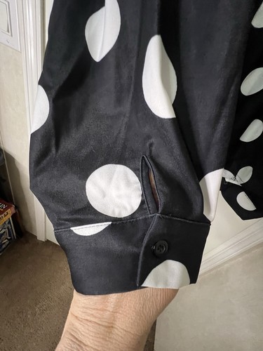 Neu mit Etikett Cider Damen Übergröße 4X schwarz weiß leichter Blazer Jacke gepunktet - Bild 11 von 16