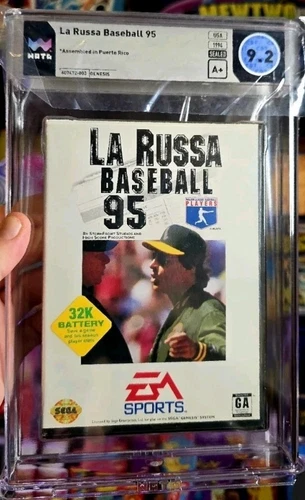 ⚾️ 9.2 A+ Sealed ⚾️ TONY LA RUSSA BASEBALL 95 ⚾️ SEGA Genesis ⚾️ Graded WATA
