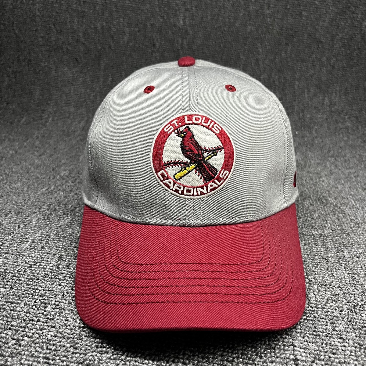 New '47 Brand St. Louis Cardinals Cooperstown Collection Snapback Hat Gray/Red