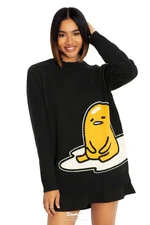BlackMilk Lazy Gudetama Oversized Knit Sweater Shirt Top Sanrio Size XS/S NEW