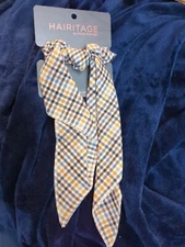 Plaid Scarf Hair Scrunchie Hairitage by Mindy McKnight