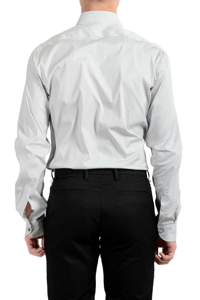 Camisa de vestir elástica manga larga Malo para hombre US 16 IT 41 Foto 4 de 4