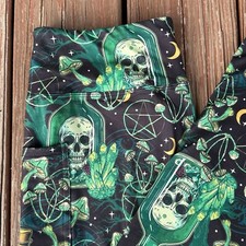 Leggings, Women  s Leggings, Women  s Pocket Leggings, Plus Size skull leggings