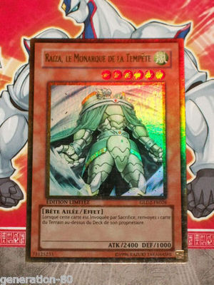 Yu Gi Oh Raiza Karte, der Monarch des Sturms GLD2-FR026