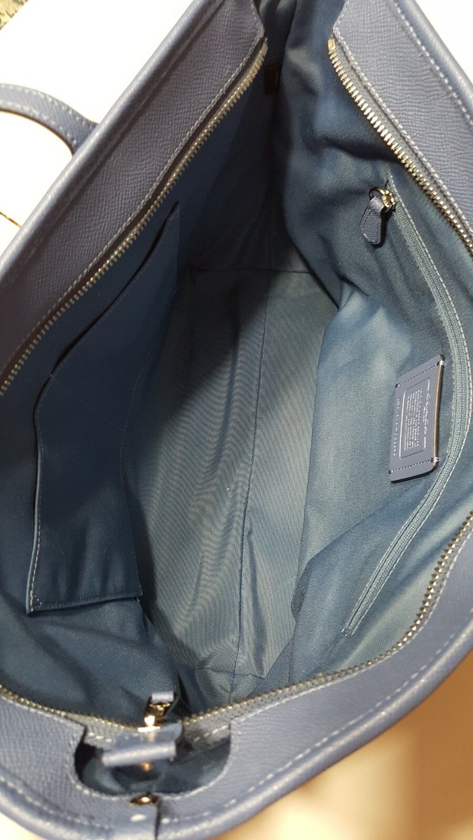 Coach Cornflower Blue City Zip Tote Bag F58846 NWT | eBay