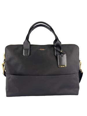 Tumi Voyageur Portfolio Business Laptop Brief Bag Black NEW | eBay