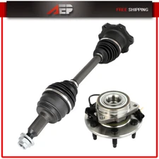 For Chevy Suburban Tahoe 2015-2020 1 X Front CV Axle Shaft & Wheel Bearing Hub