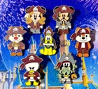 ?‍☠️ Disney 7 Pin Pirates of the Caribbean Set: Mickey & Friends Pirate Pin Set