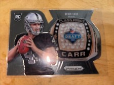 2014 Panini Prizm Class Rings Rookie Insert Derek Carr New Orleans Saints