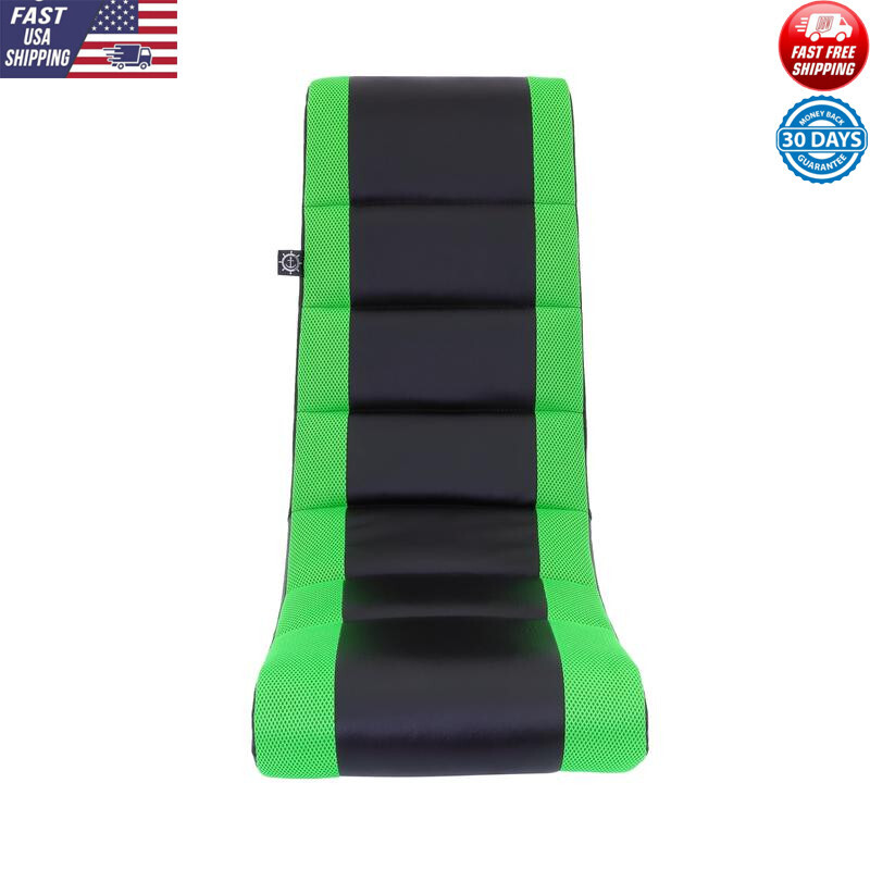 Kids Ergonomic PU Leather Gaming Rocker Chair Portable Floor Seat