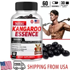 Testosteron Booster Kangaroo Meat, Maca 5000mg 60 Caps HIGHEST POTENCY