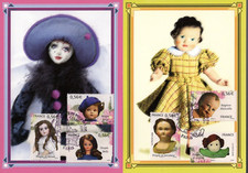 FDC 4394/9+  2 CARTES  1er JOUR POUPEES DE COLLECTION