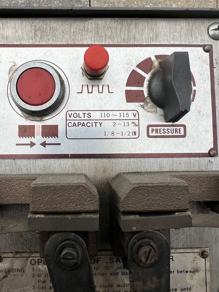 JET Band Saw Blade Welder Grinder JWG12 115V eBay