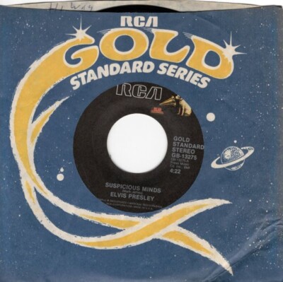 Elvis Presley - Suspicious Minds / You'll Think Of Me reissue 7'' 45