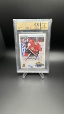 2014-15 Upper Deck Young Guns Auto Nick Foligno Boston Bruins /30 RARE BGS