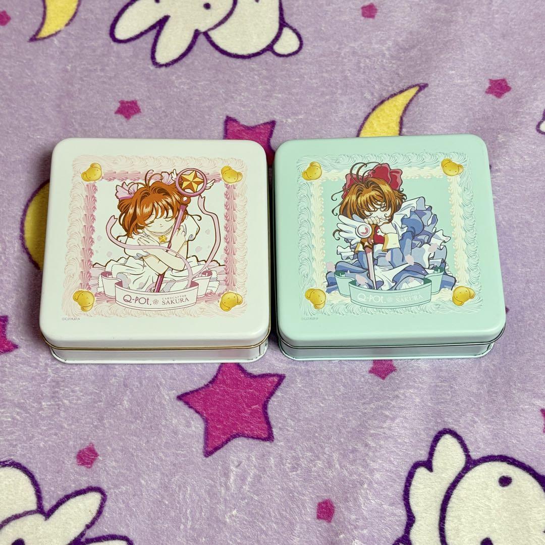 Cardcaptor Sakura Goods Lot of 2 q-pot Sweet Collection Tin CLAMP Anime