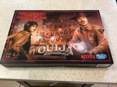 stranger things Sealed Ouija Mystifying oracle Netflix Hasbro package Wear