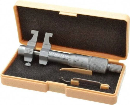 Mitutoyo 1 to 2" Range, Carbide Satin Chrome Coated, Mechanical Inside Calipe...