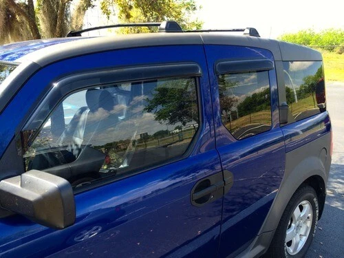Protectores de lluvia contra humo con cinta AVS 3M viseras de ventilación sombra para Honda Element 2003-2011 Foto 2 de 4