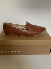 Fever Sole Shoes Womens Loafer Shoes Tan Lizard Leather Size 36 EU/ 5 M US