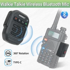 Wireless Bluetooth Speaker Mic Type-C for Baofeng UV-5R  K5 UV-21 Pro Ham Radio
