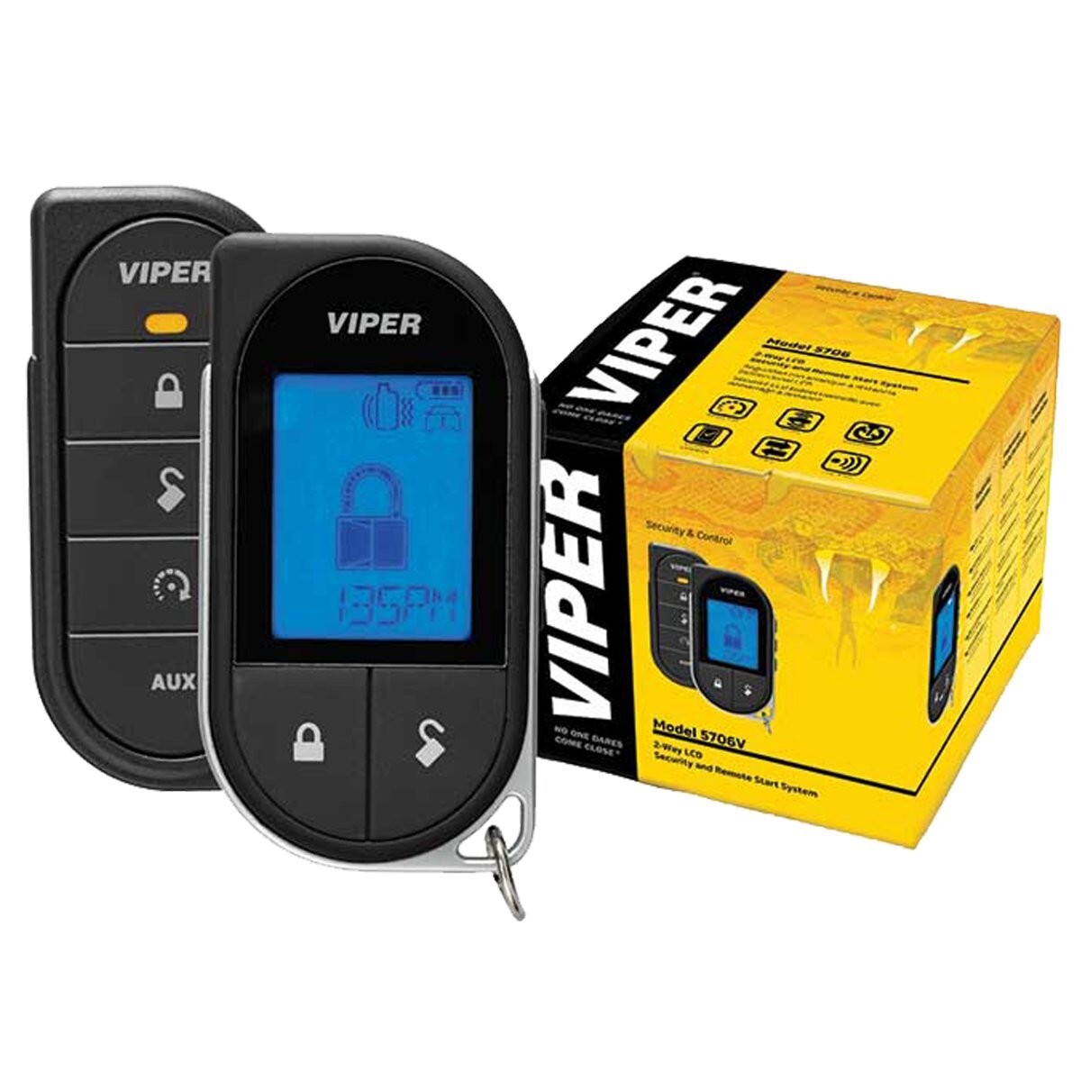 Viper 5706V 2 Way Remote Start & Vehicle Security System LCD